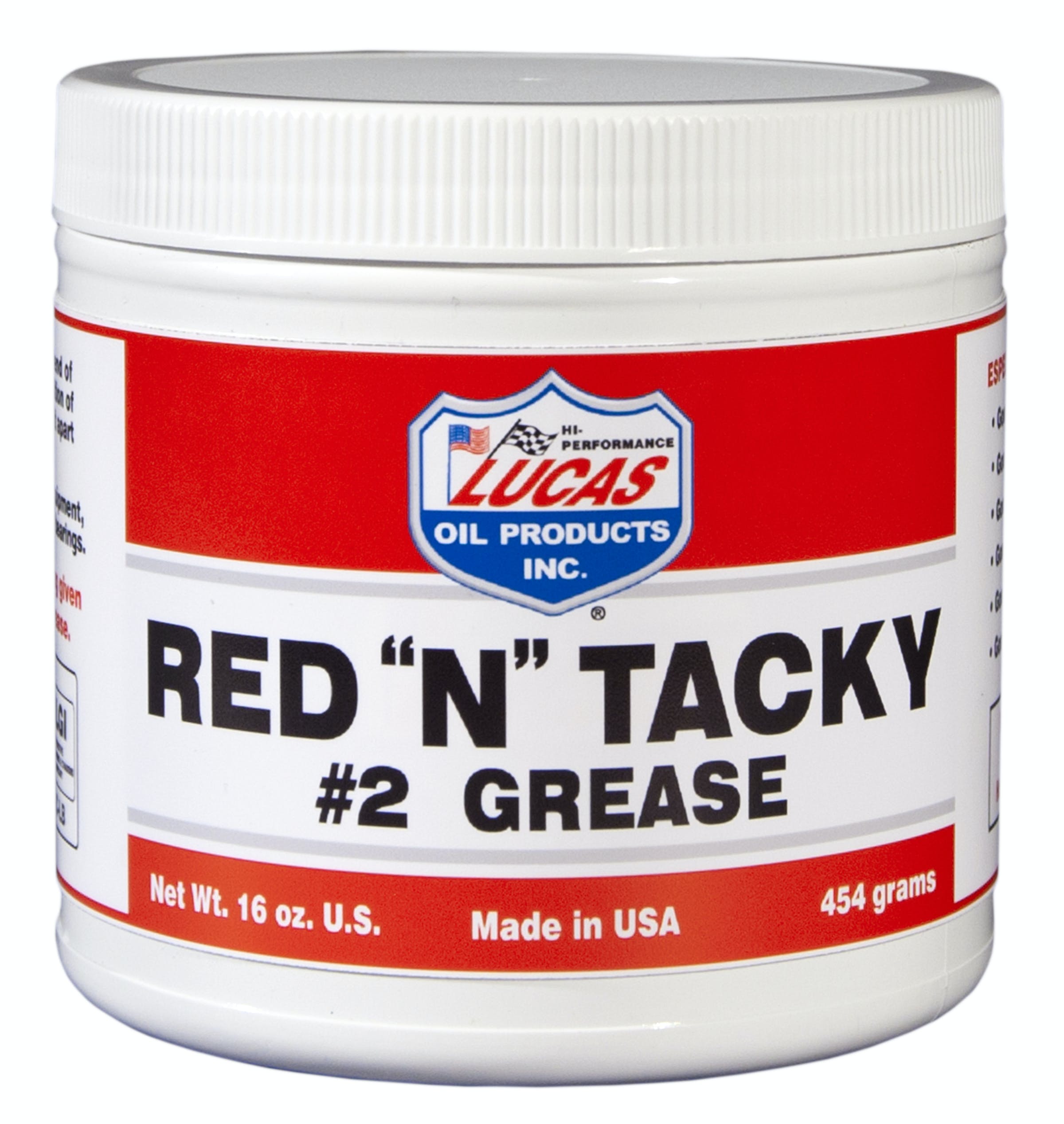 Lucas OIL Red N Tacky Grease 10574
