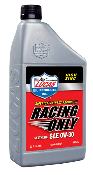 Lucas OIL Synthetic SAE 0W-30 Racing Only 10605