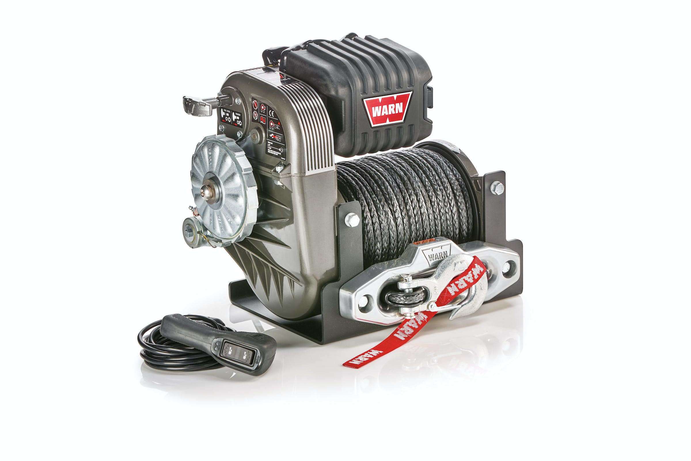 WARN 106175 M8274-S Winch with 10K Synthetic Wore