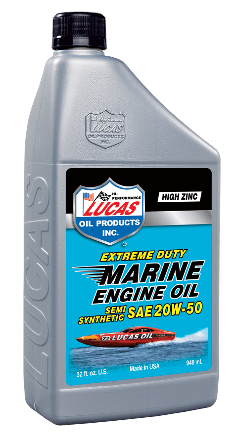Lucas OIL Marine Semi-Synthetic SAE 20W-50 Engine Oil 10654