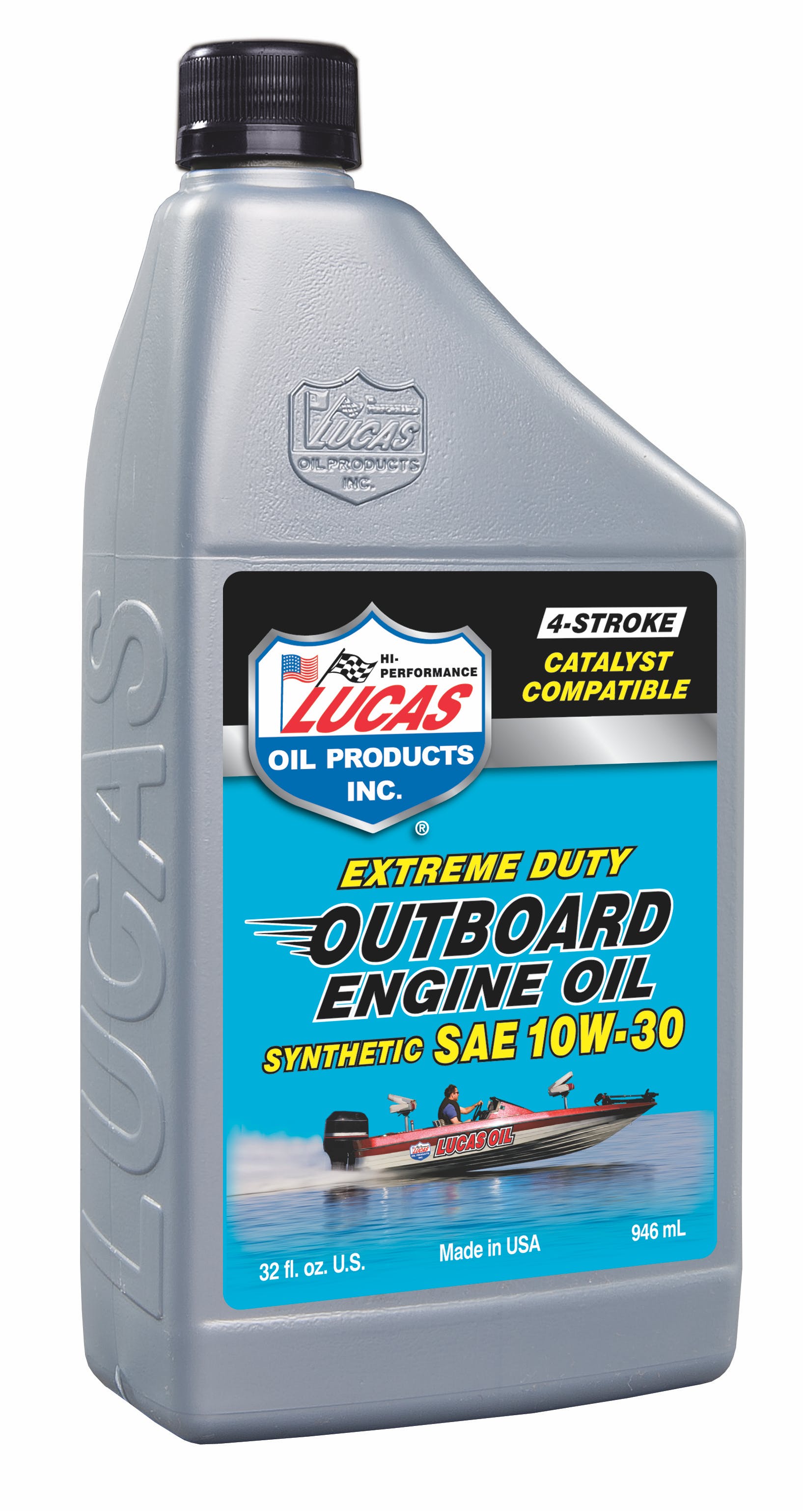 Lucas OIL Outboard Engine Oil Synthetic 10W-30 (1 QT) 20661