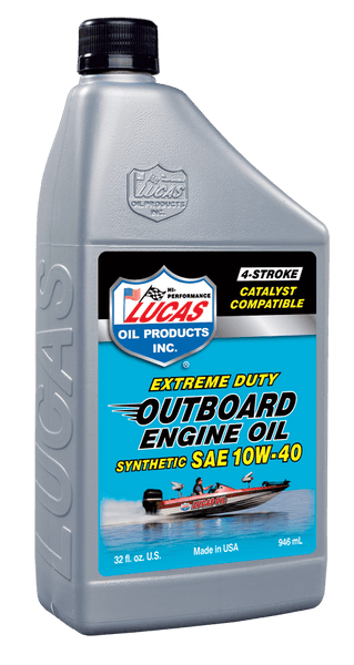 Lucas OIL Outboard Engine Oil Synthetic 10W-40 (1 QT) 20662