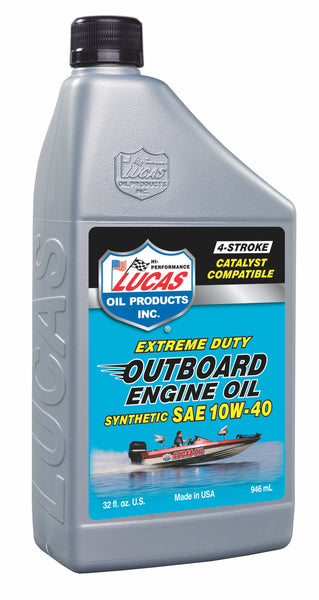Lucas OIL Outboard Engine Oil Synthetic 10W-40 (1 QT) 20662