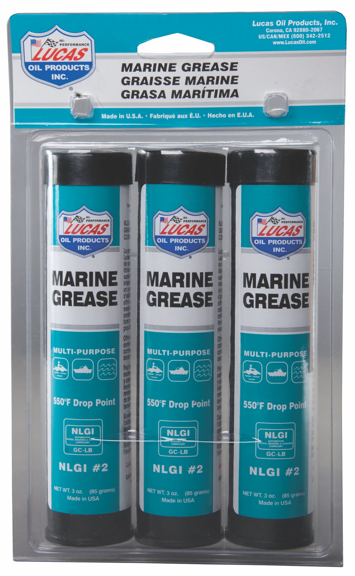 Lucas OIL Marine Grease 3-Pack 10682