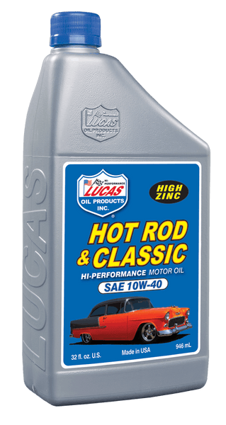 Lucas OIL Hot Rod & Classic Car HP Motor Oil SAE 10W-40 10688