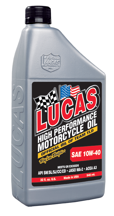 Lucas OIL SAE 10W-40 Motorcycle Oil 20767