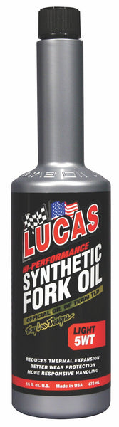 Lucas OIL 5wt. Light Synthetic Fork Oil (16 OZ) 20771