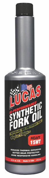 Lucas OIL 15wt. Heavy Synthetic Fork Oil (16 OZ) 20773