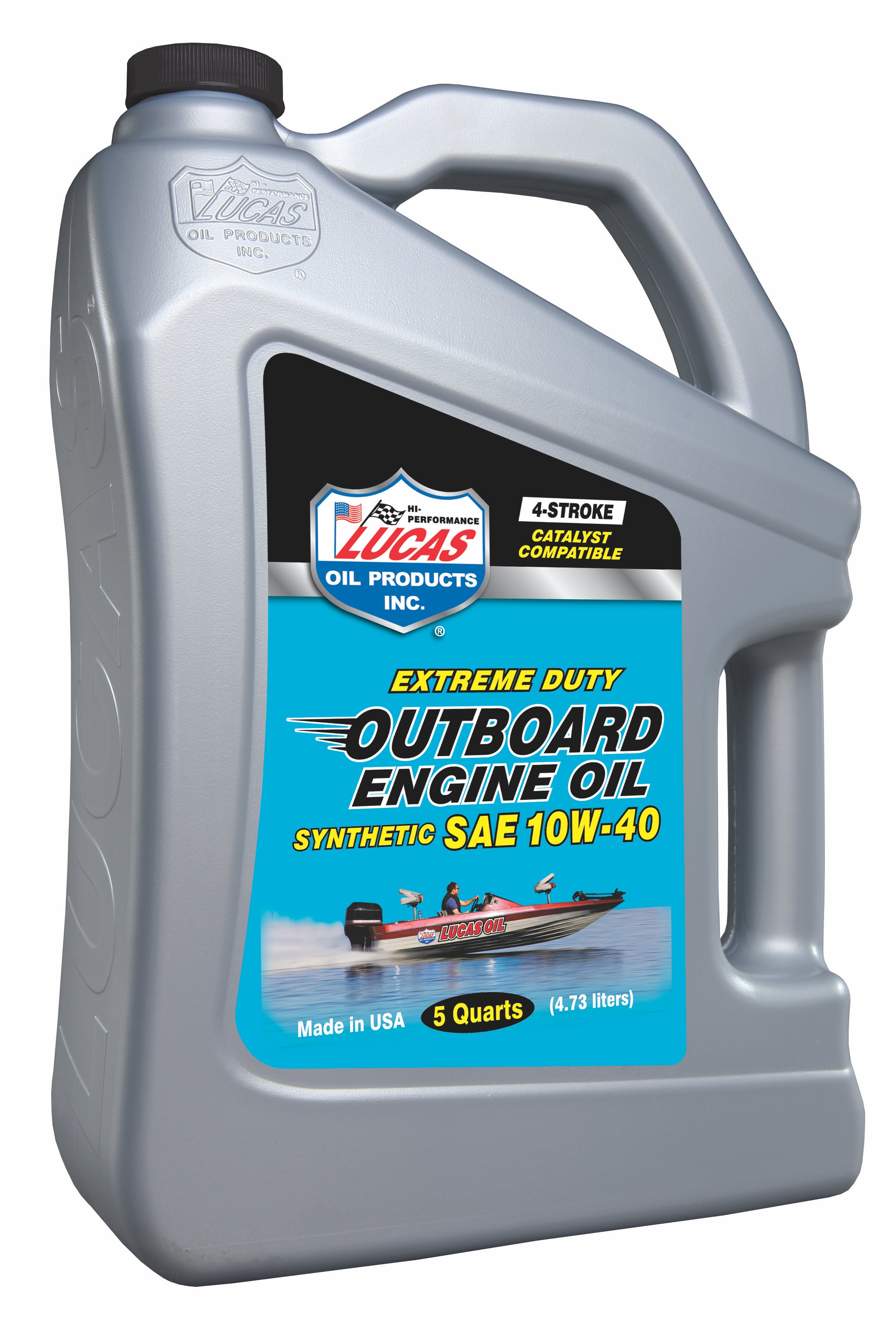 Lucas OIL Outboard Engine Oil Synthetic 10W-40 10813