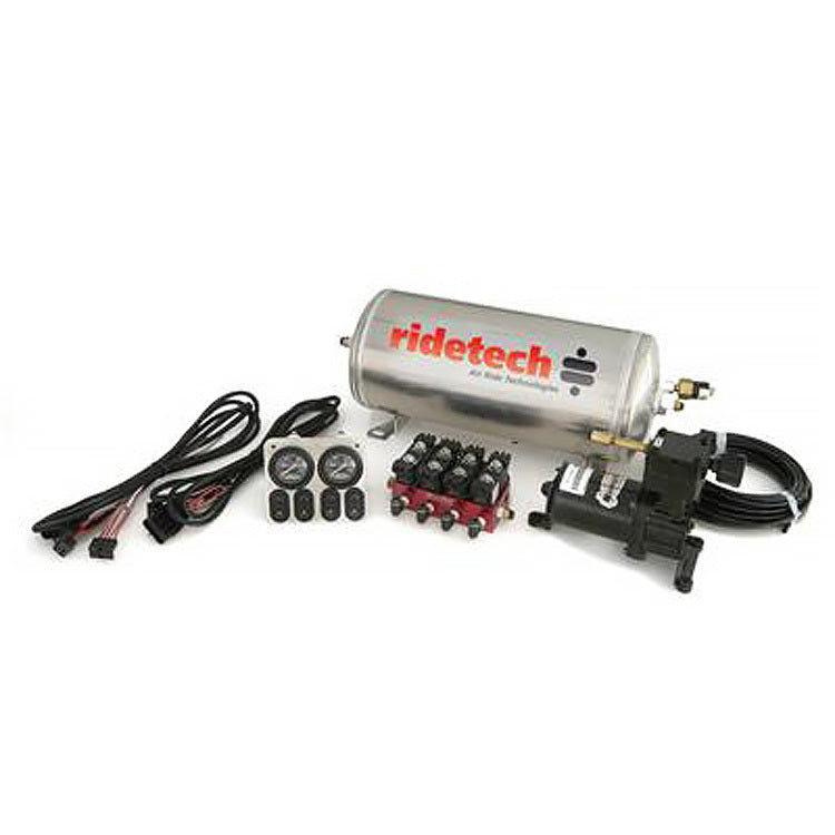 Ridetech RidePro Analog 4 way air suspension control system with 3 gallon tank.  30154000