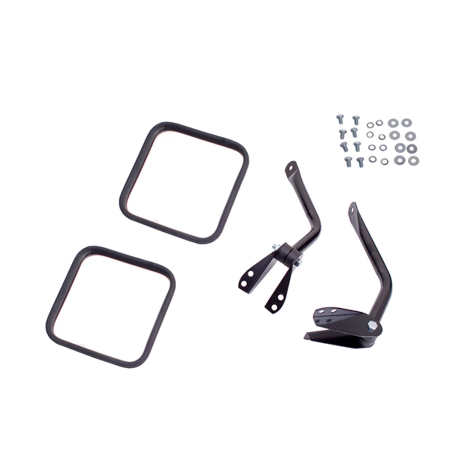 Omix-ADA 11001.11 Door Mirror Kit; Black; 55-86 Jeep CJ5/CJ6/CJ7/CJ8 Scrambler