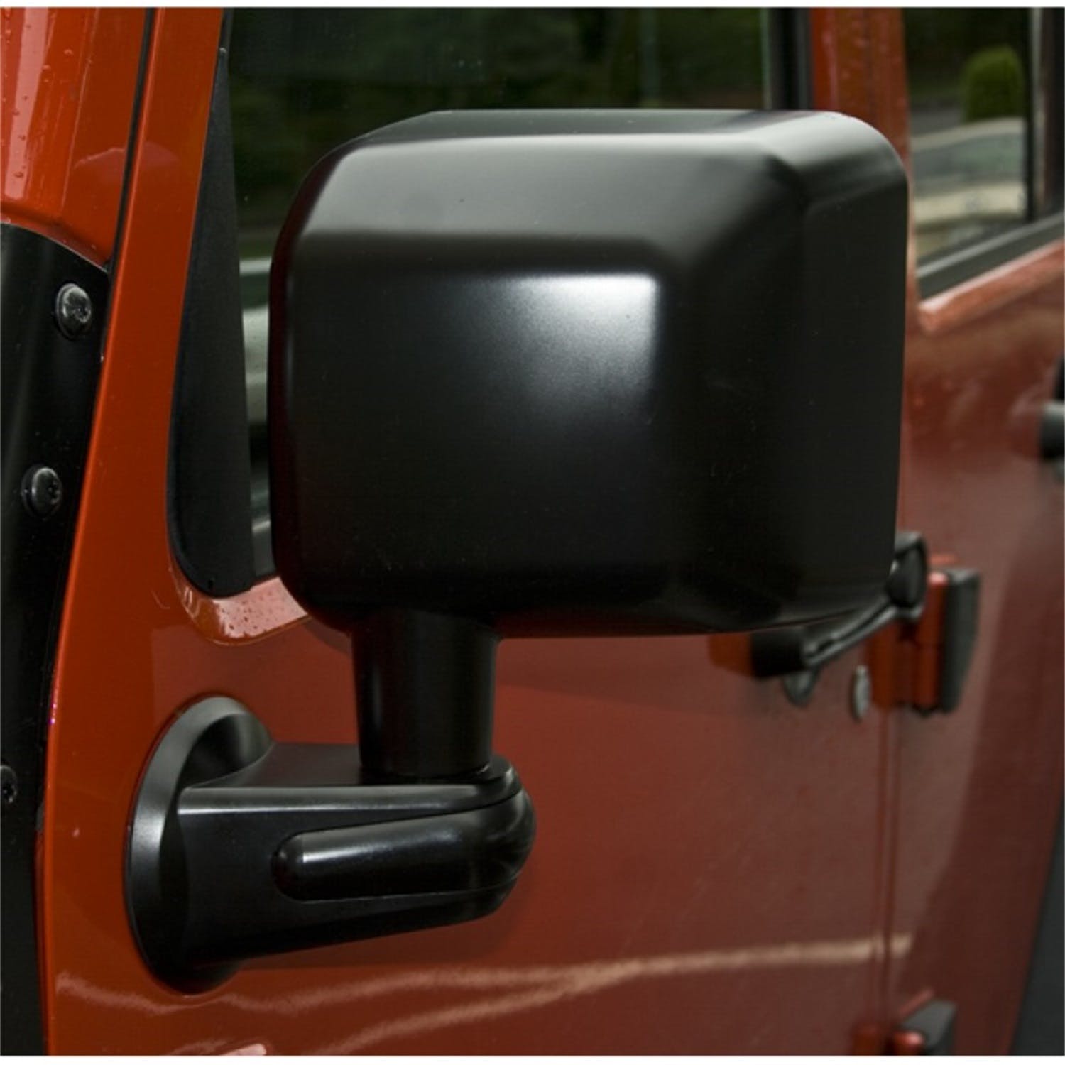 Omix-ADA 11002.13 Door Mirror; Left; Black; 07-18 Jeep Wrangler JK