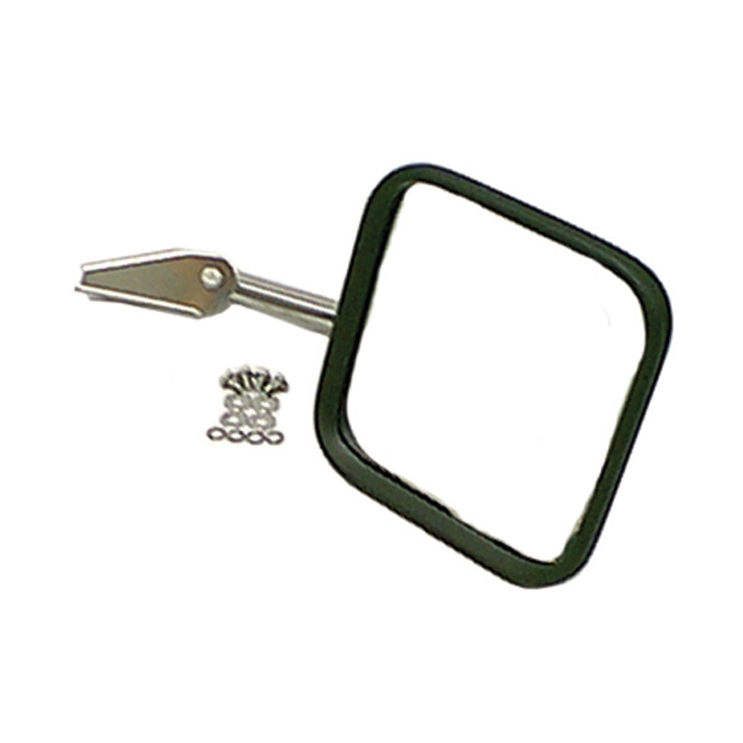 Rugged Ridge 11005.04 Mirror Head and Arm; Stainless Steel; Right Side; 55-86 Jeep CJ Models