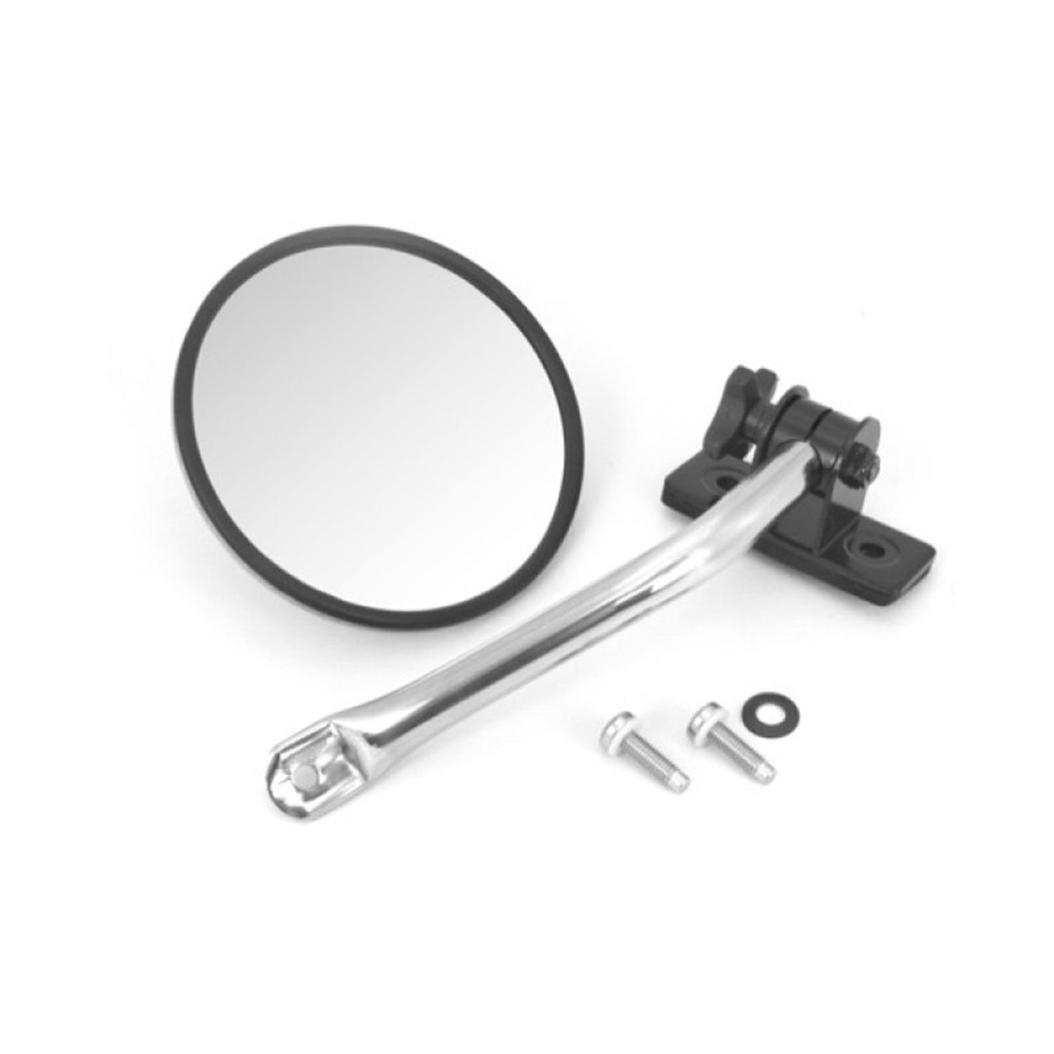 Rugged Ridge 11026.11 Quick Release Mirror Relocation Kit; Stainless; 97-17 Jeep Wrangler