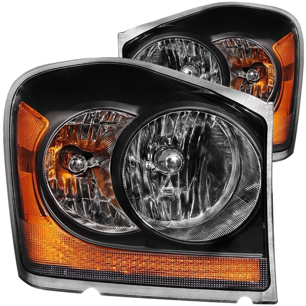 AnzoUSA 111110 Crystal Headlights Black