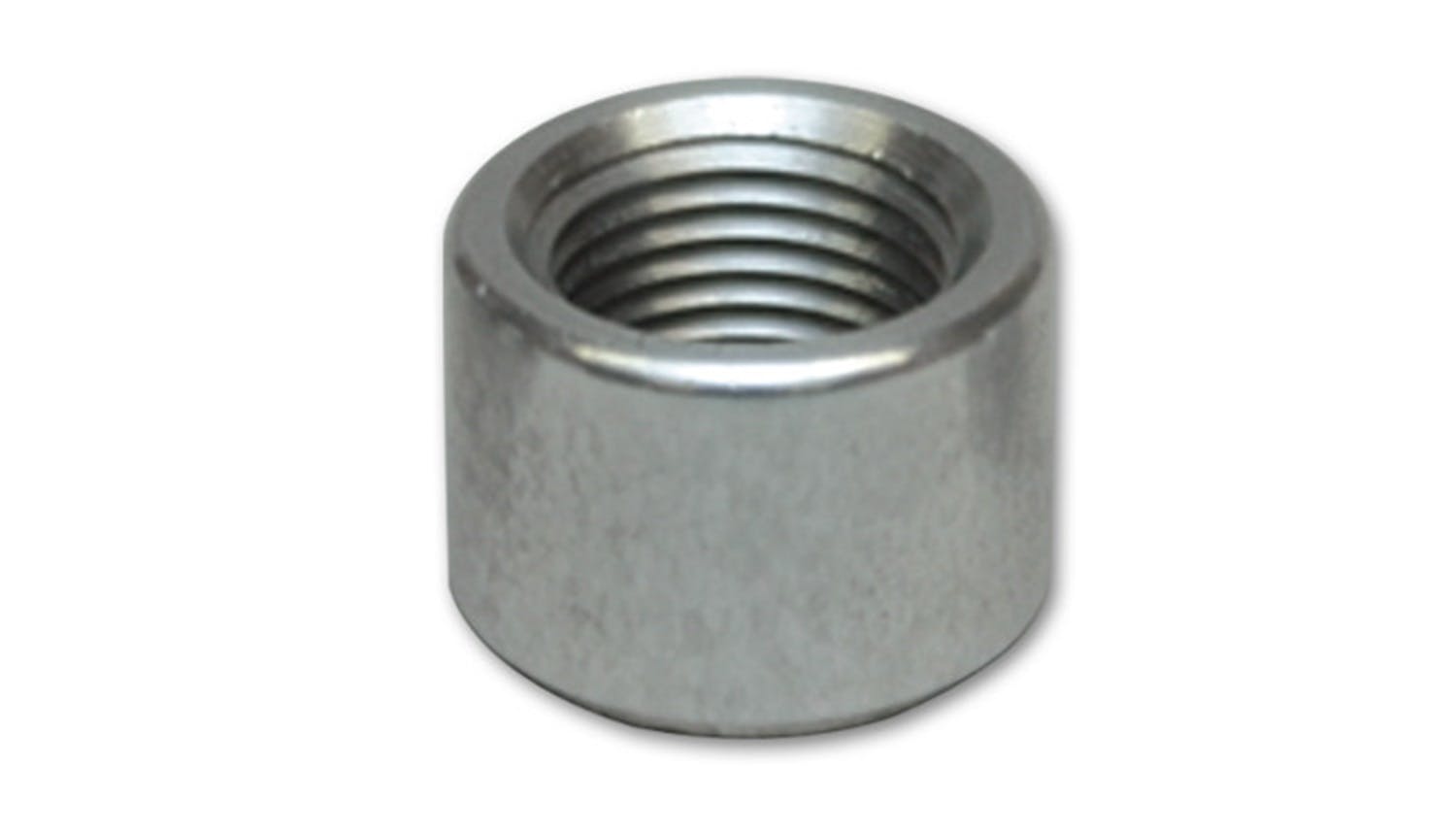 Vibrant Performance 11161 Female -6AN Aluminum Weld Bung (9/16 inch - 18 Thread - 7/8 inch Flange OD)