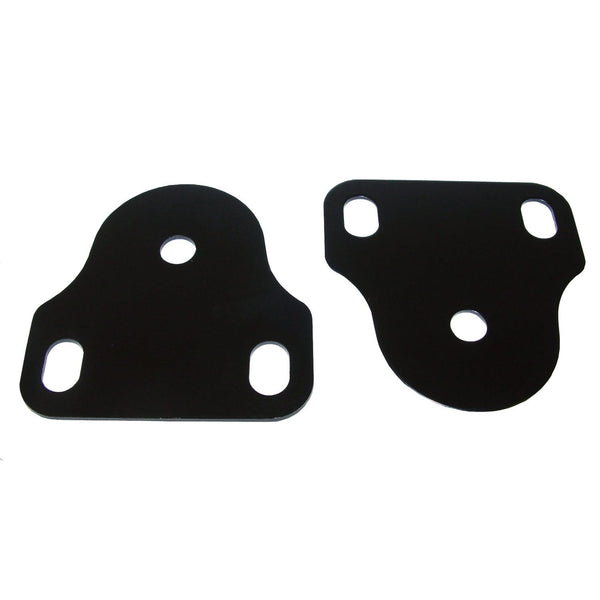 Rugged Ridge 11208.01 Windshield Bracket Set; Black; 76-95 Jeep CJ/Wrangler YJ