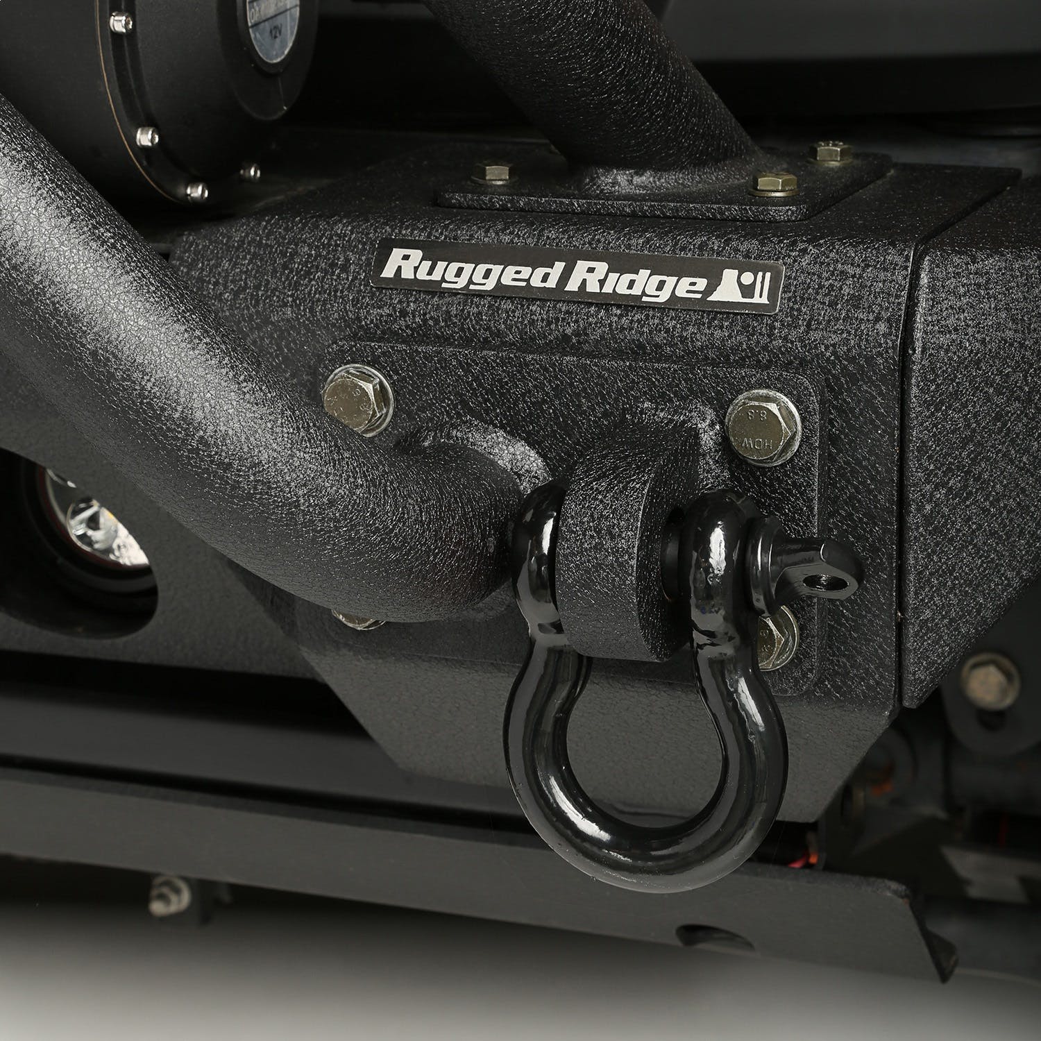 Rugged Ridge 11235.18 D-Ring; 3/4-Inch; 9500 Pound; Black
