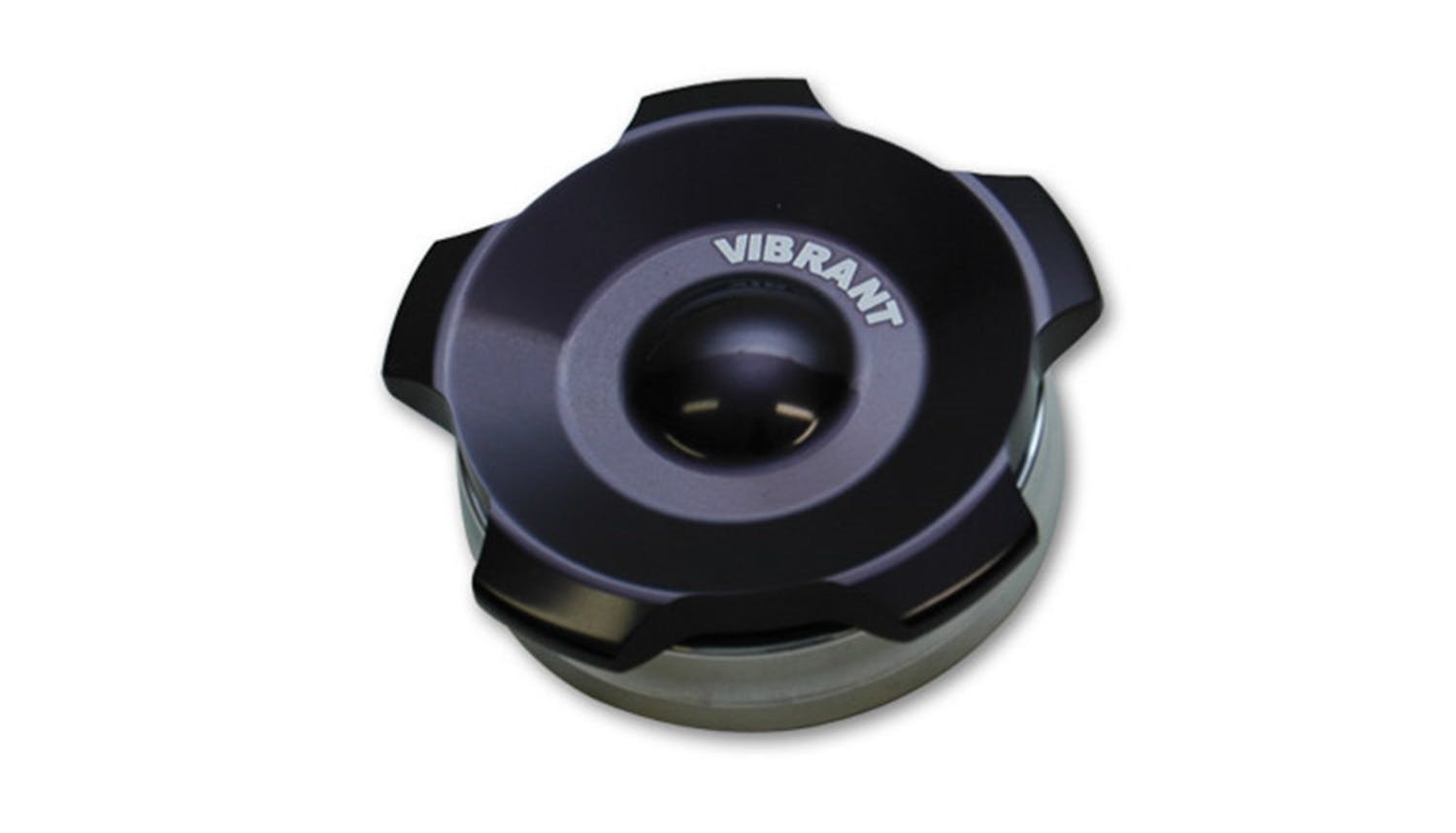 Vibrant Performance 11295 2.75 inch OD Aluminum Weld Bung + Black Aluminum Threaded Cap