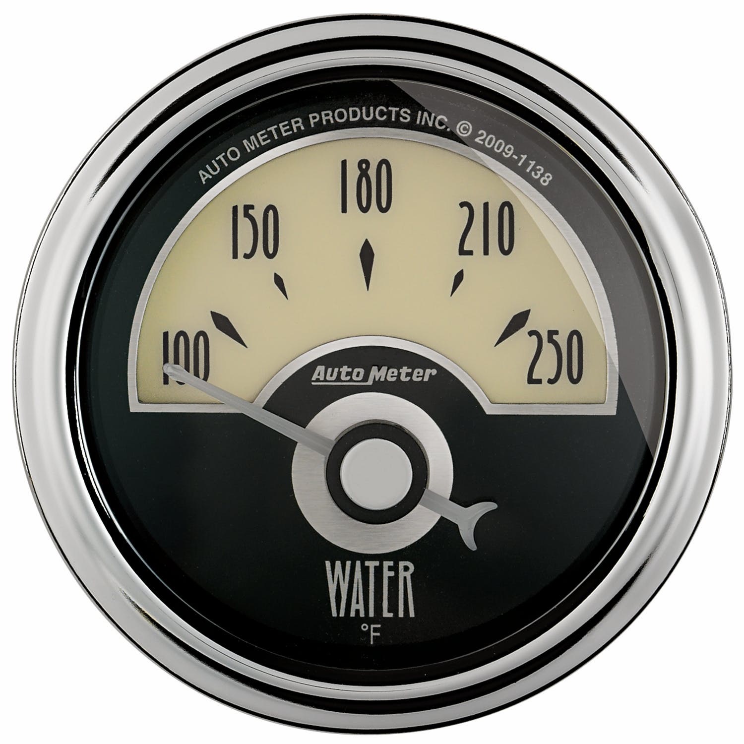 AutoMeter Products 1136 GAUGE; WATER TEMP; 2 1/16in.; 250° F; ELEC; CRUISER AD