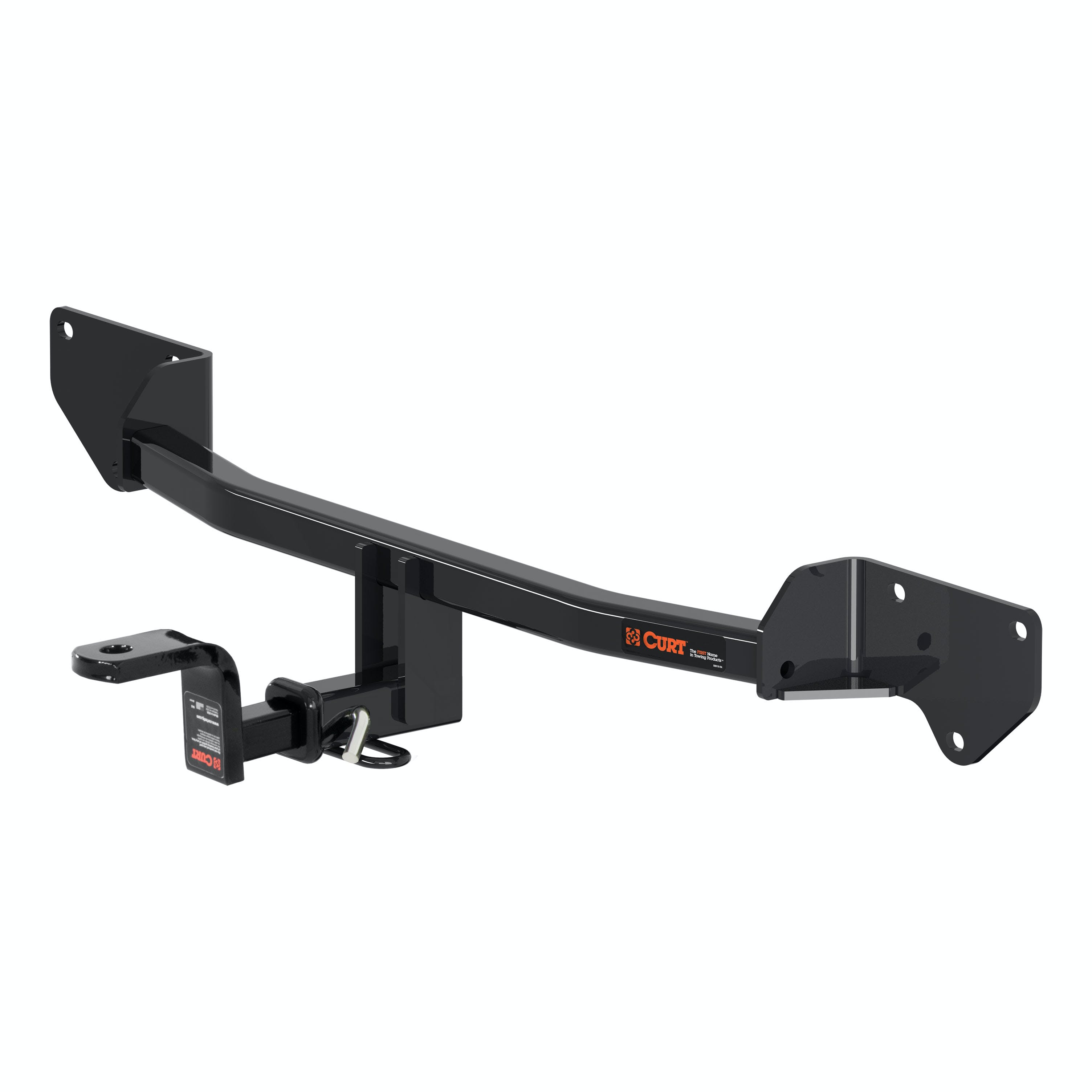 CURT 115233 Class 1 Trailer Hitch, 1-1/4 Ball Mount, Select Toyota Prius C
