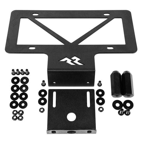 Rugged Ridge 11585.25 Spare Tire Tag Relocation Bracket, Rear