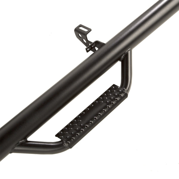 Rugged Ridge 11596.04 Spartan Nerf Bars with Loop, Textured Black