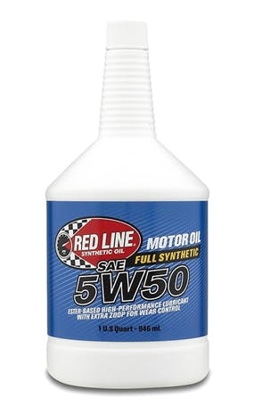 Red Line Oil 11604 5W50 Synthetic Motor Oil (1 quart)