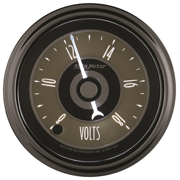 AutoMeter Products 1182 Cruiser AD Voltmeter Gauge 2 1/16 in. 8 - 18 Volts Full Sweep