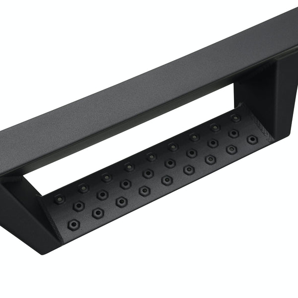 Iconic Accessories 120-2731 Fully-Welded 4  Drop-Step System (Textured Black Powder Coated)