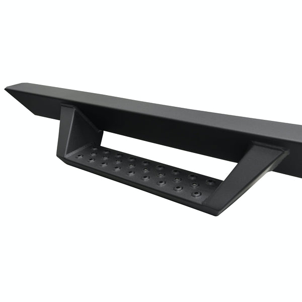 Iconic Accessories 120-2731 Fully-Welded 4  Drop-Step System (Textured Black Powder Coated)