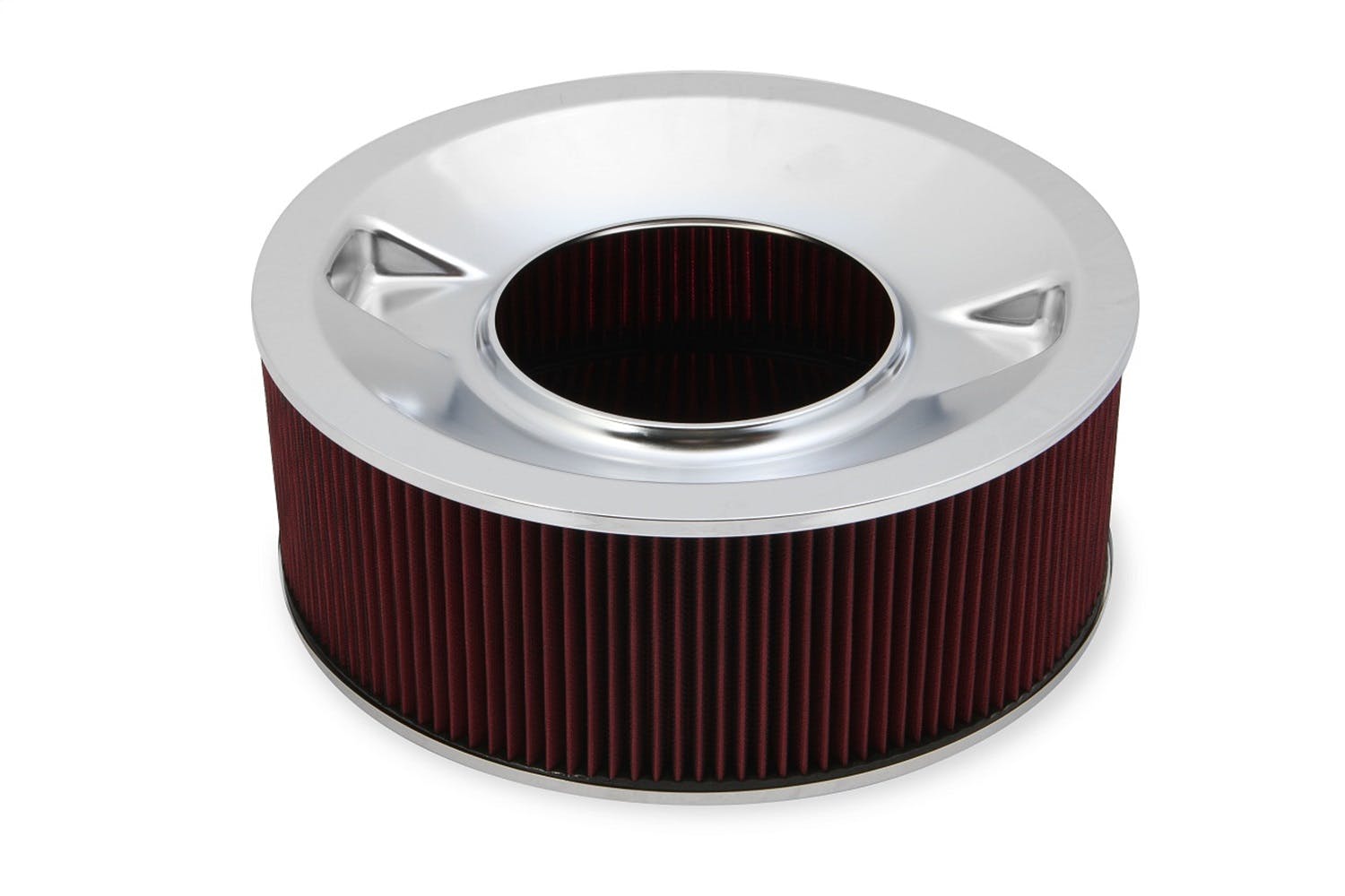 Holley 120-4560 4500 DROP-BASE AIR CLEANER CHR W/ 6 IN