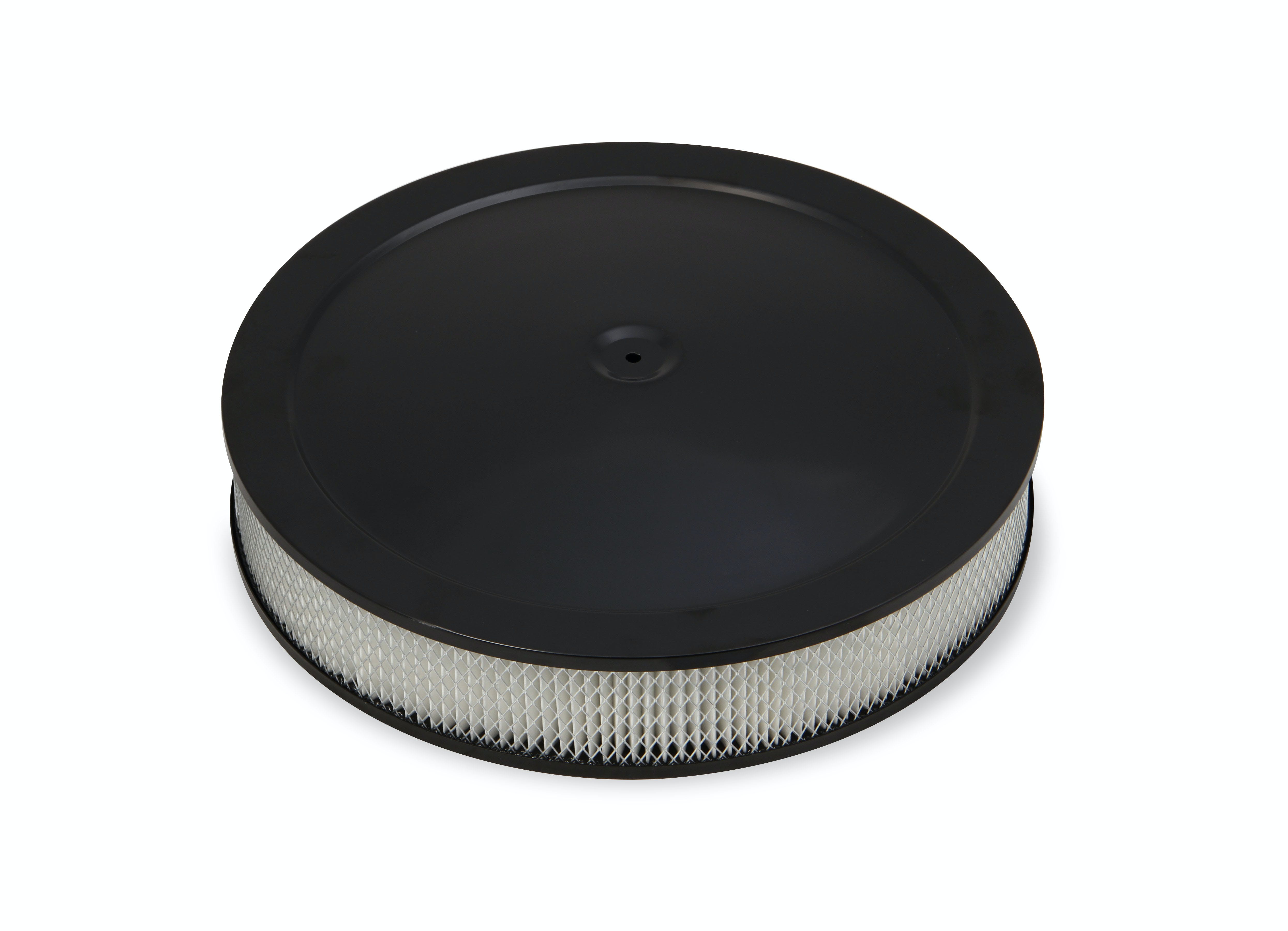 Holley 120-4635 4500 DROP-BASE AIR CLEANER BLK W/ PAPER