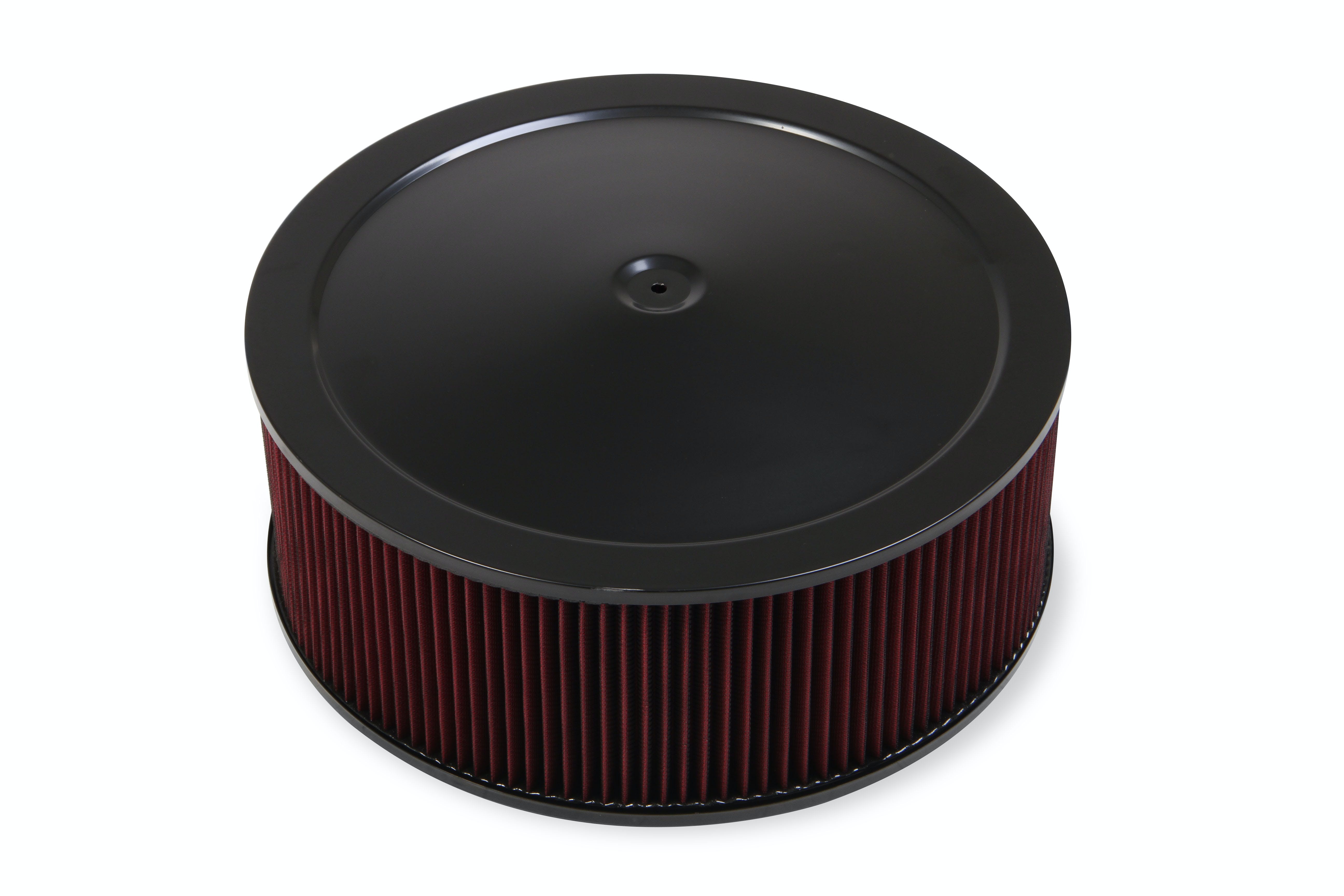 Holley 120-4660 4500 DROP-BASE AIR CLEANER BLK W/ 6 IN