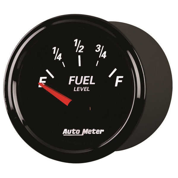 AutoMeter Products 1206 Designer Black II 2-1/16in Fuel Level 240-33 ohms