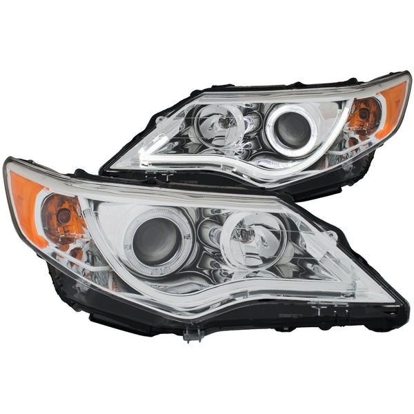 AnzoUSA 121513 Projector Headlights with Halo Chrome