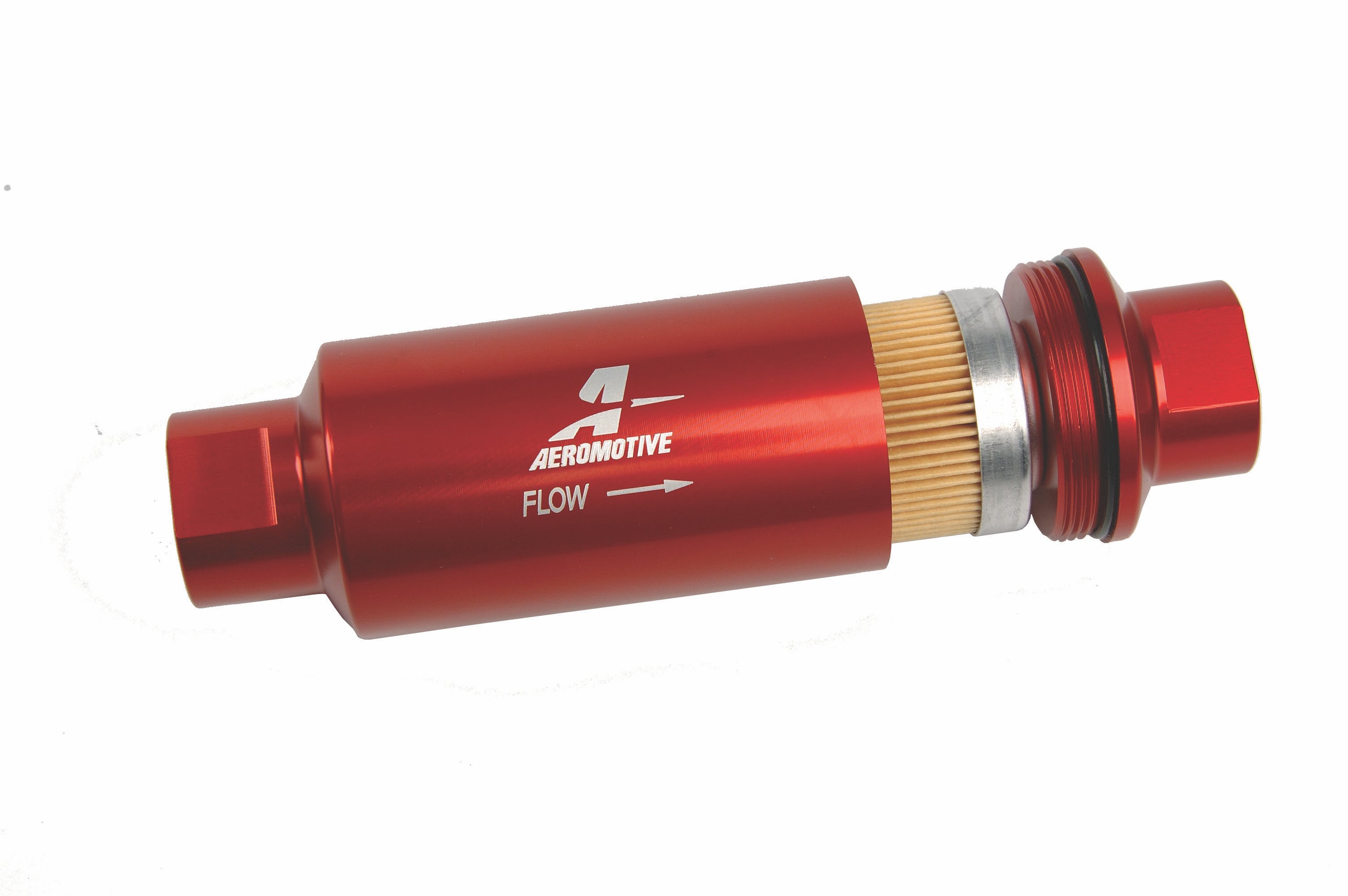 Aeromotive Fuel System 12301 Filter, In-Line (AN-10) 10 micron fabric element