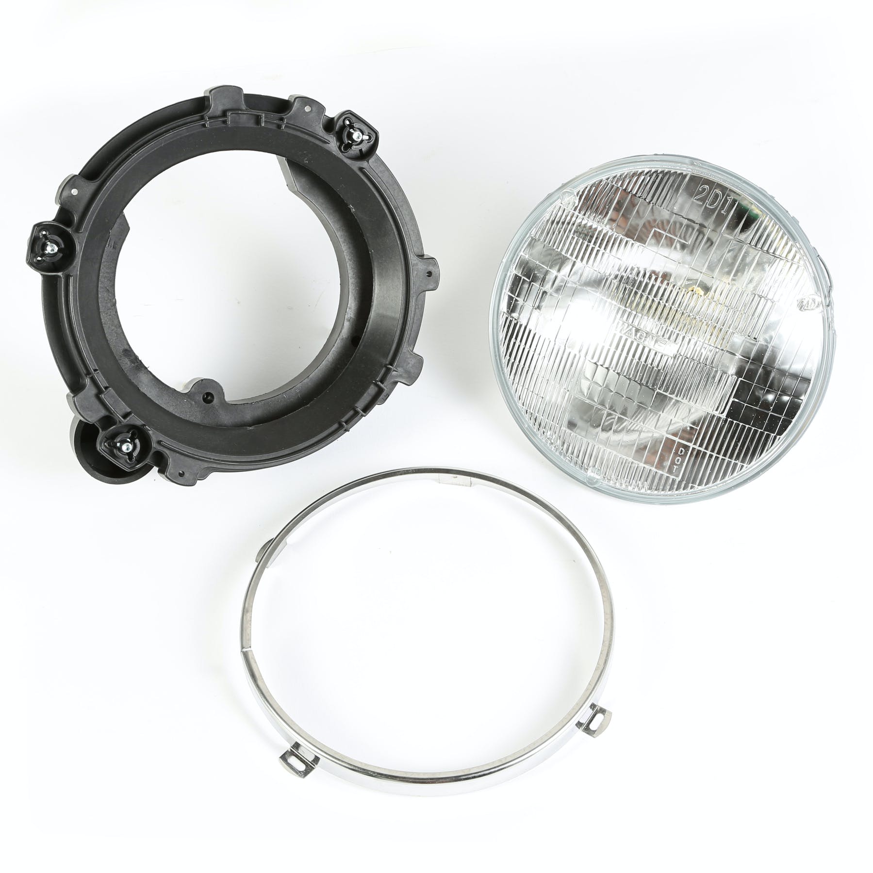 Omix-ADA 12402.03 Headlight Assembly with Bulb Left