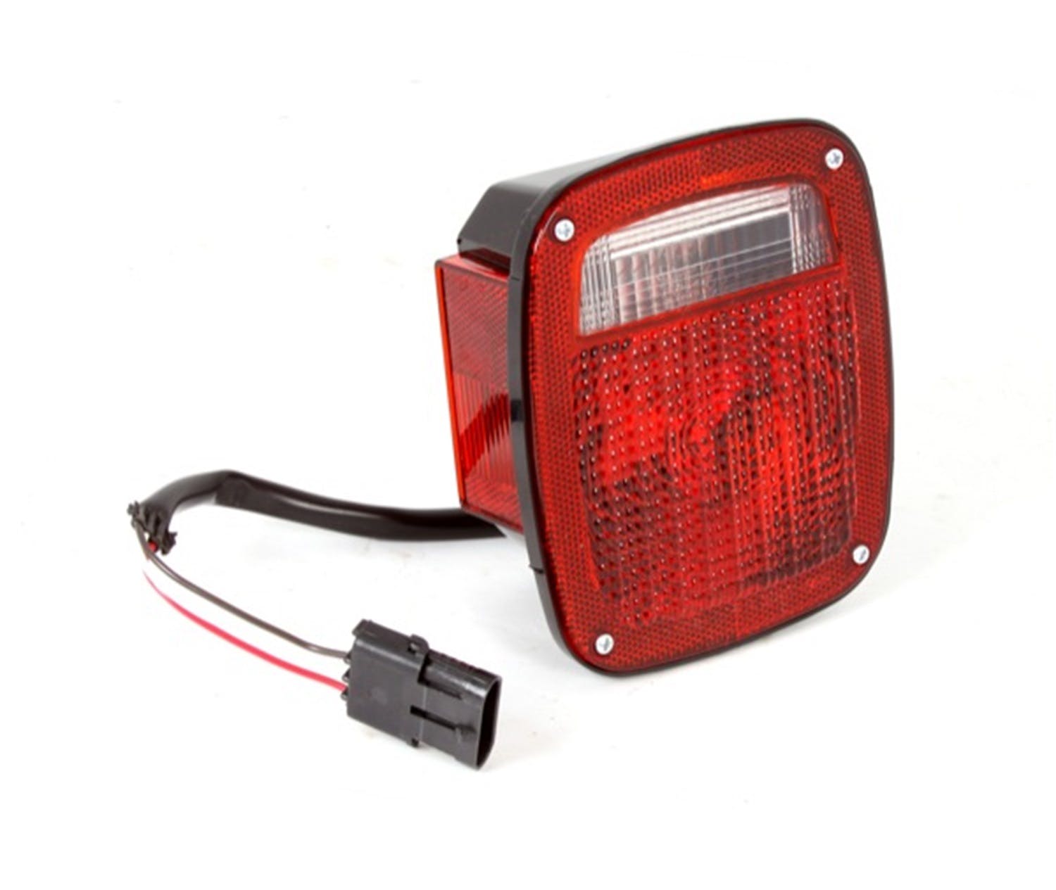 Omix-ADA 12403.11 Left Hand Tail Light with Black Housing