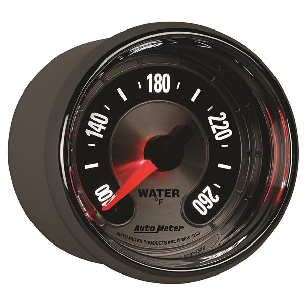 AutoMeter Products 1255 GAUGE; WATER TEMP; 2 1/16in.; 260° F; DIGITAL STEPPER MOTOR; AMERICAN MUSCLE