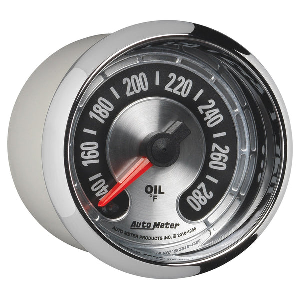 AutoMeter Products 1256 GAUGE; OIL TEMP; 2 1/16in.; 280° F; DIGITAL STEPPER MOTOR; AMERICAN MUSCLE