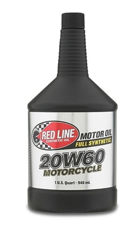 Red Line Oil 12604 20W60 Synthetic Motorcycle Motor Oil (1 quart)
