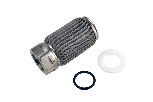 Aeromotive Fuel System 12606 Filter Element, Crimp, AN-10, 100 Micron Stainless Steel