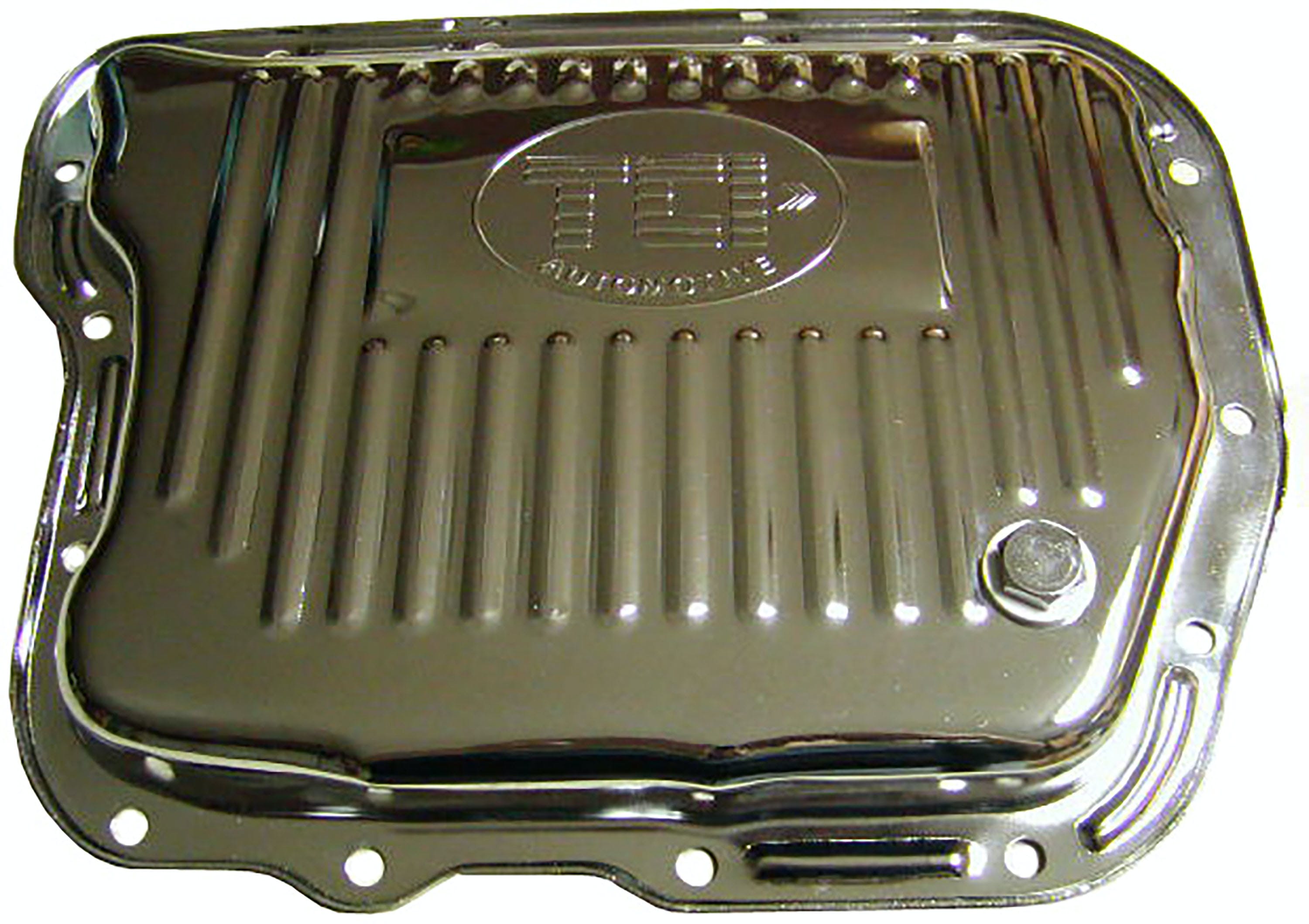 TCI Automotive 128011 Torqueflite 727 Chrome-Plated Stock Depth Pan