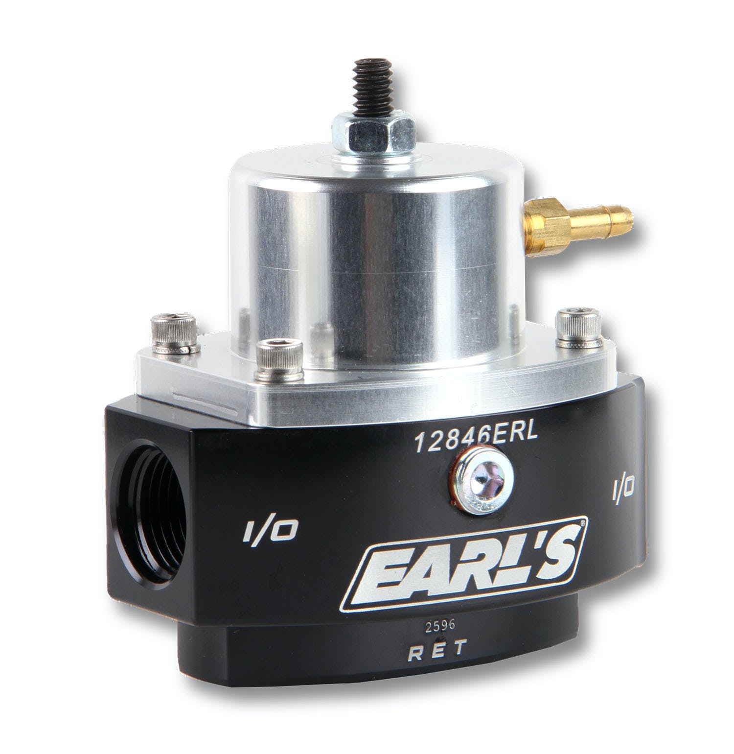 Earl's Performance Plumbing 12846ERL EARLS EFI FP REG, ADJ 15-65 PSI 8AN IN/O