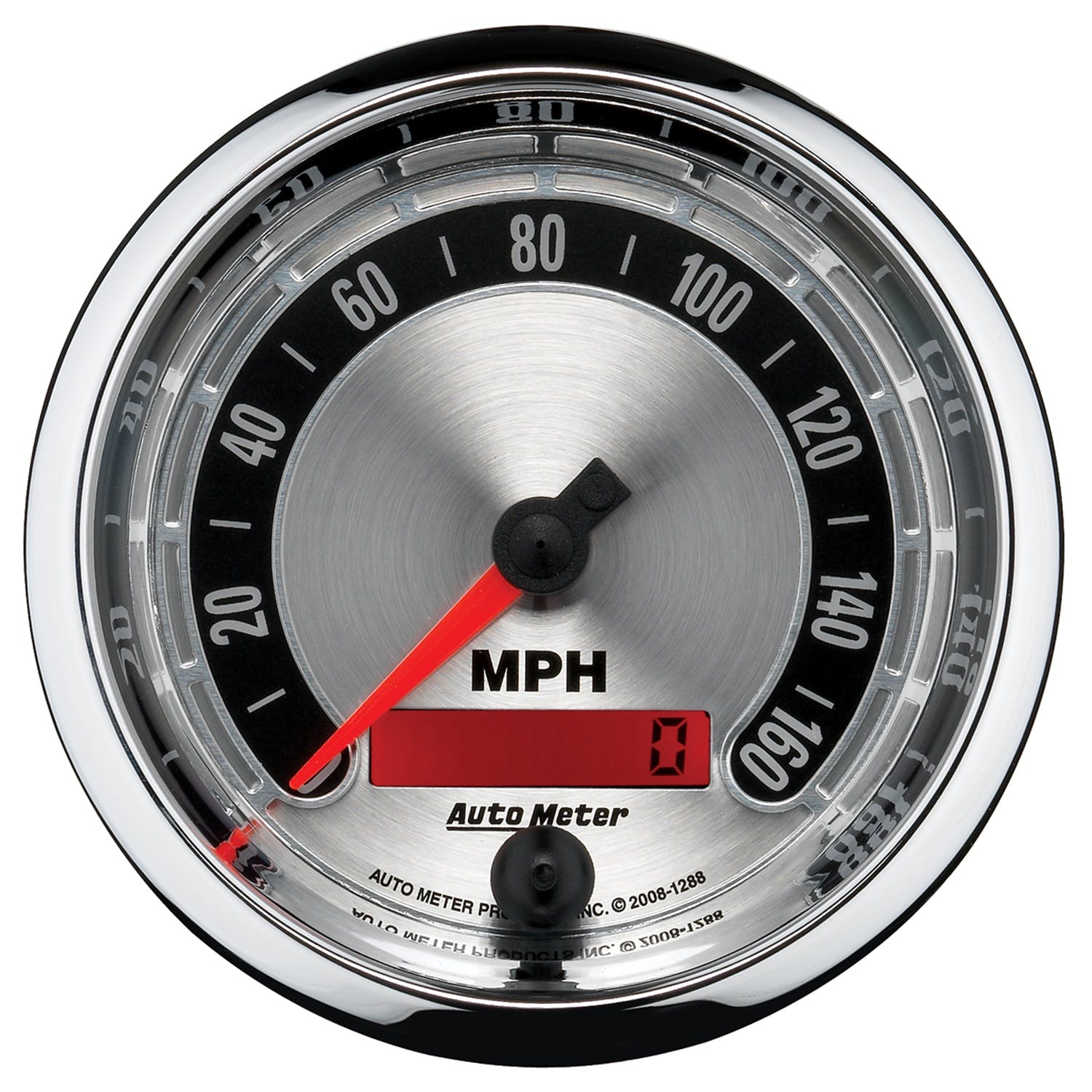 AutoMeter Products 1288 GAUGE; SPEEDOMETER; 3 3/8in.; 160MPH; ELEC. PROGRAMMABLE; AMERICAN MUSCLE
