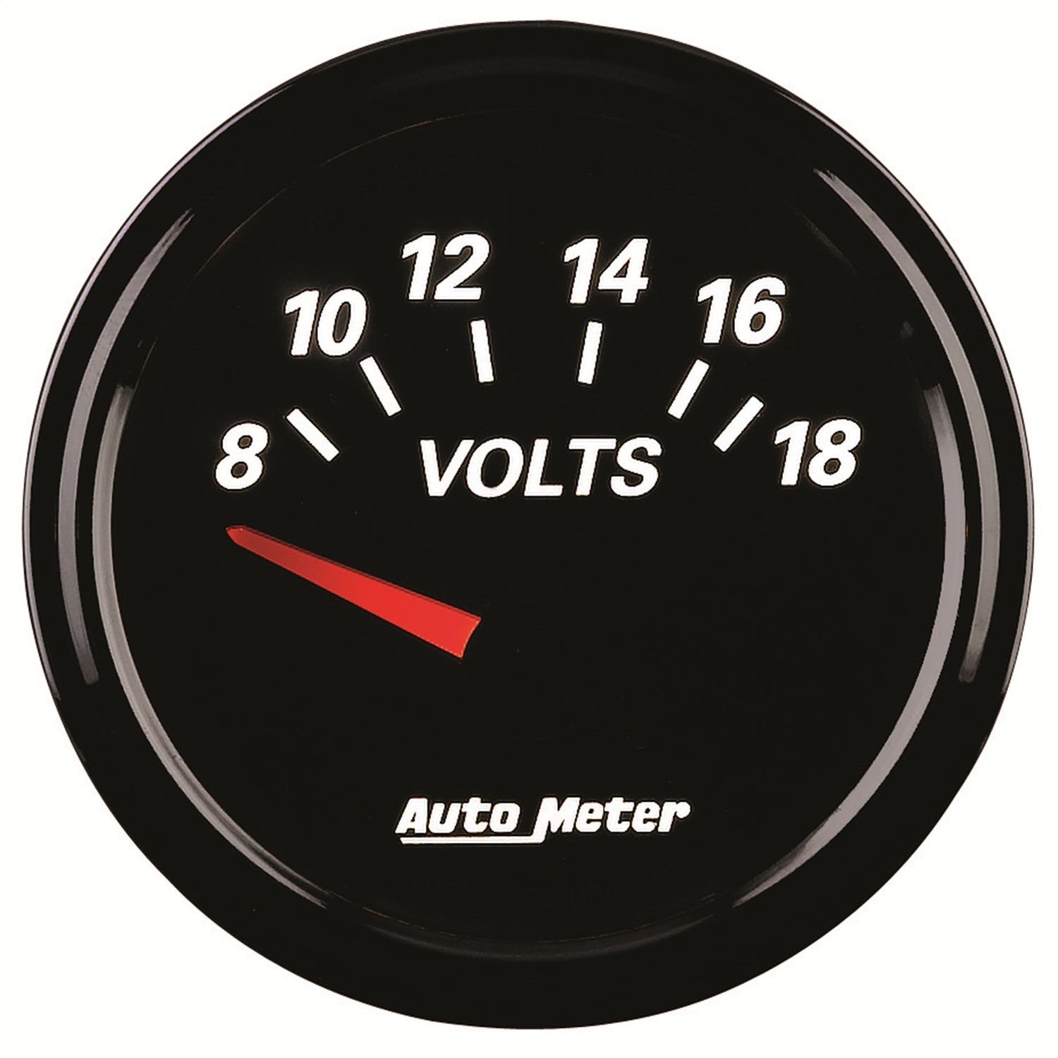 AutoMeter Products 1293 GAUGE; VOLTMETER; 2 1/16in.; 18V; ELEC; DESIGNER BLACK II