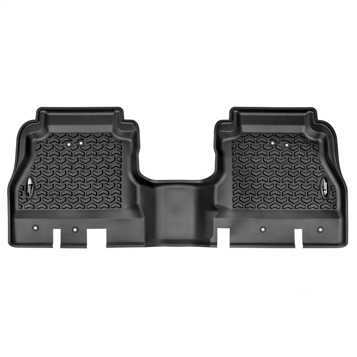 Rugged Ridge 12987.44 Floor Liner Kit, Front and Rear; Black