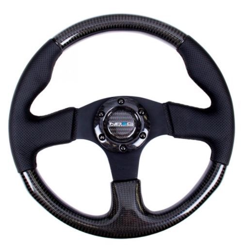 NRG Innovations Carbon Fiber Steering Wheel ST-310CFBS