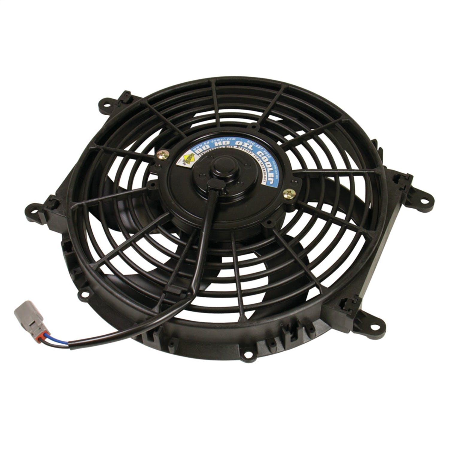 BD Diesel Performance 1300612 Xtruded Auxiliary Transmission Cooler Fan Assembly